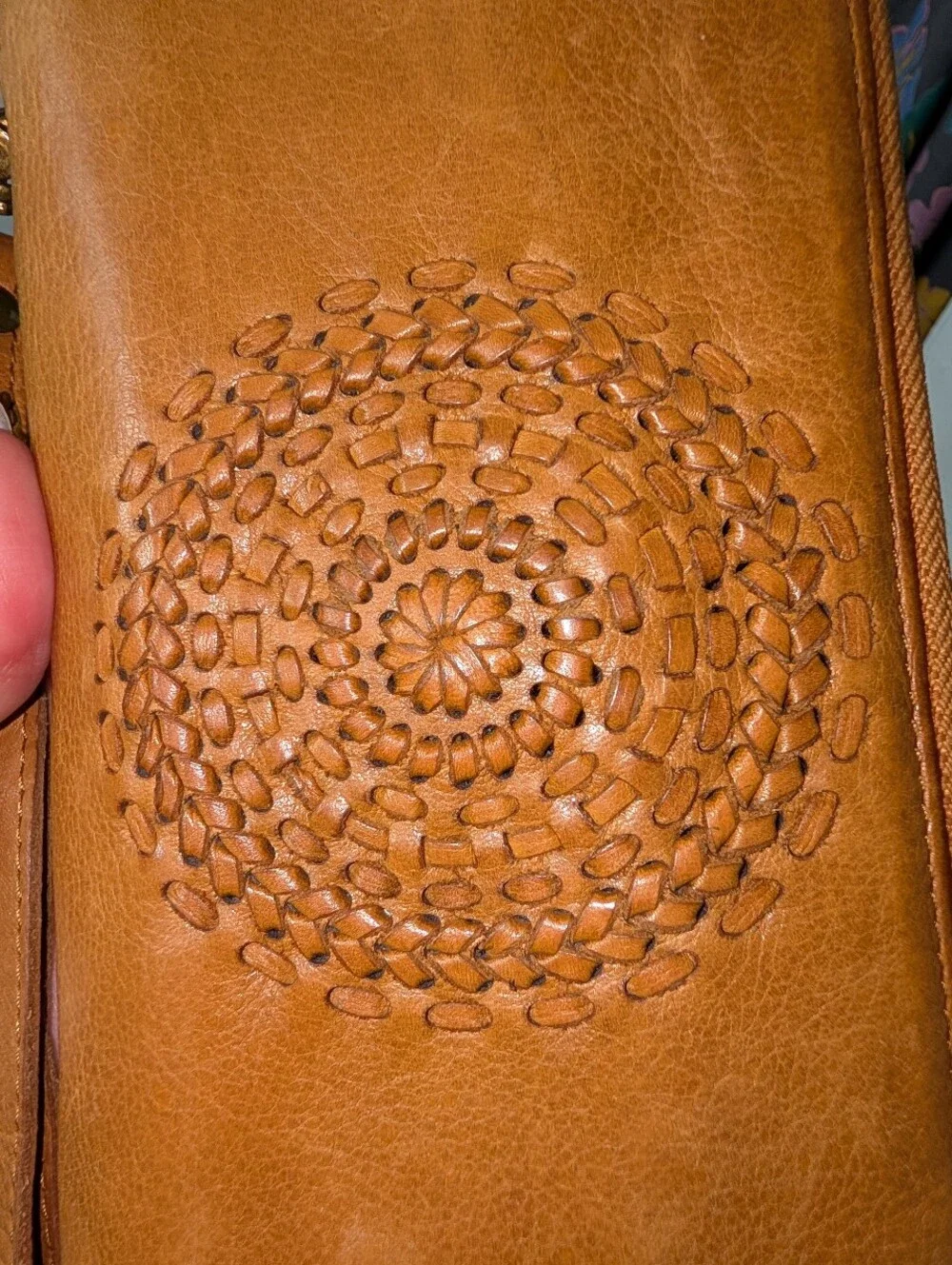 Vilenca Holland Soft woven leather wallet